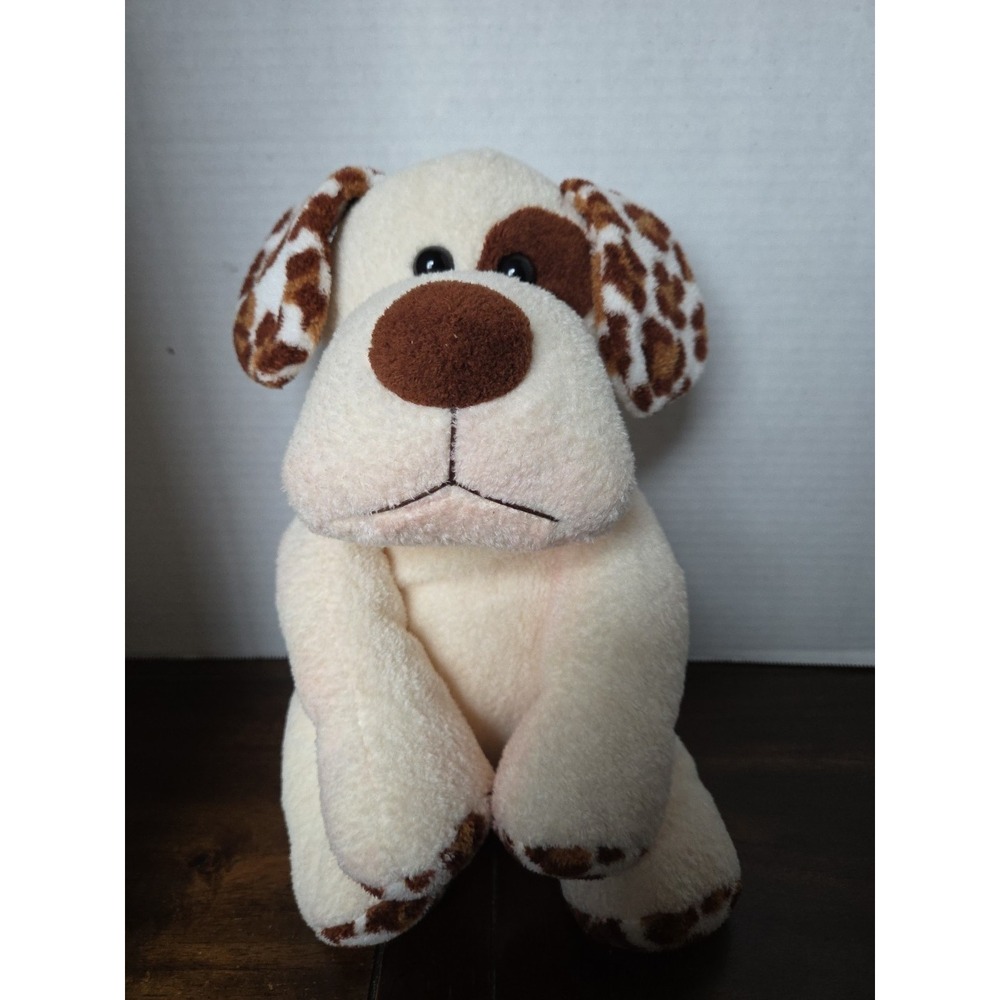 World Market Brown‎ And White 10in Spotted Dog